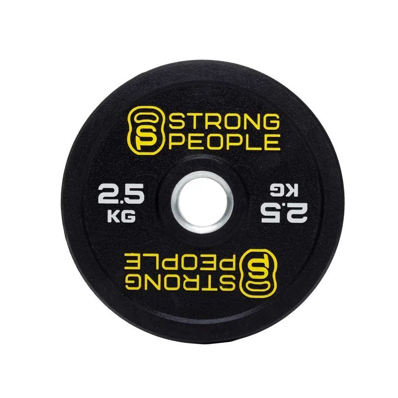 Диск бамперный олимпийский StrongPeople 2.5 кг