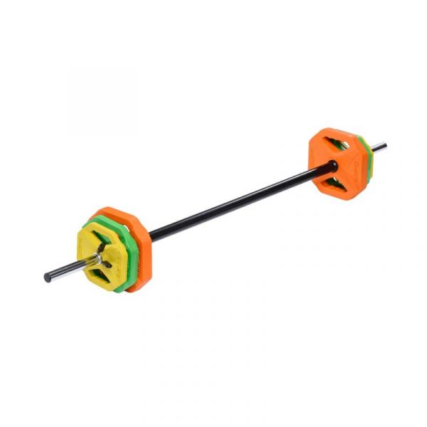 Штанга для аэробики и комплект дисков Profi-Fit Progress (1,25-2,5-5 кг)